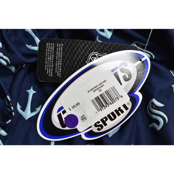 NEW Concepts Sport NHL Seattle Kraken Mens Lounge Pajama Pants Navy Blue Size S - Picture 8 of 8